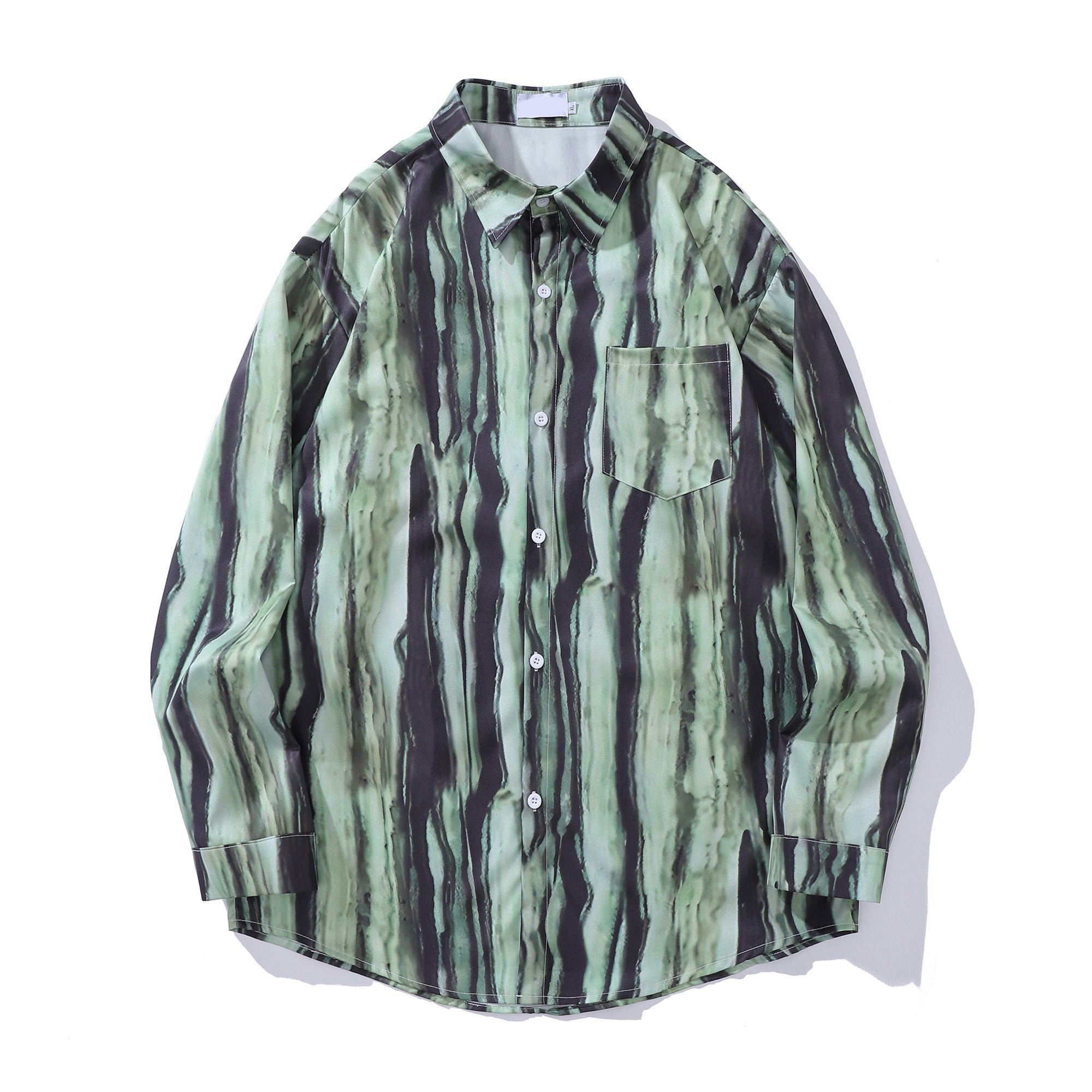 Faire Echo Seaweed striped shirt