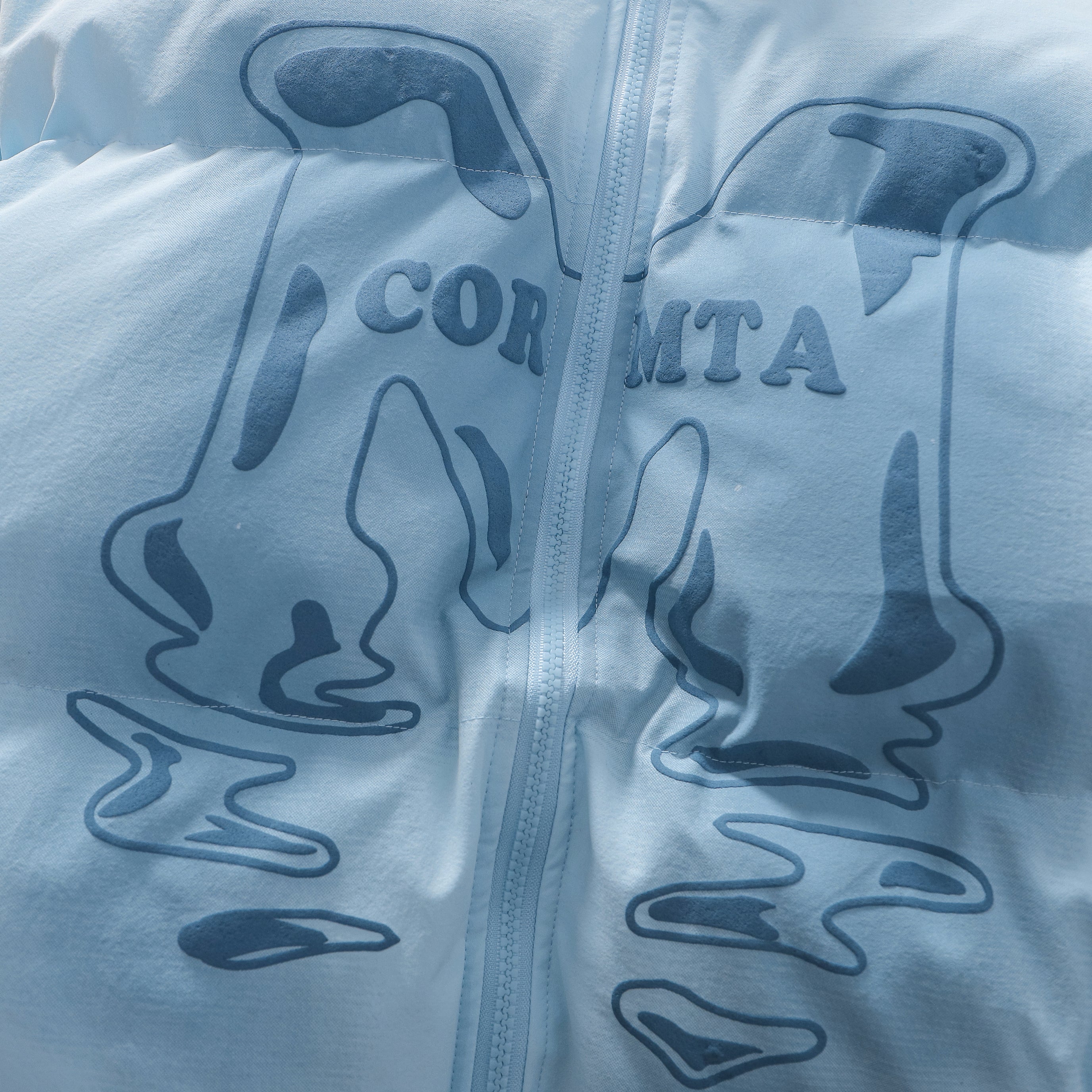 Faire Echo "N CORMTA" Letter Printing Jacket