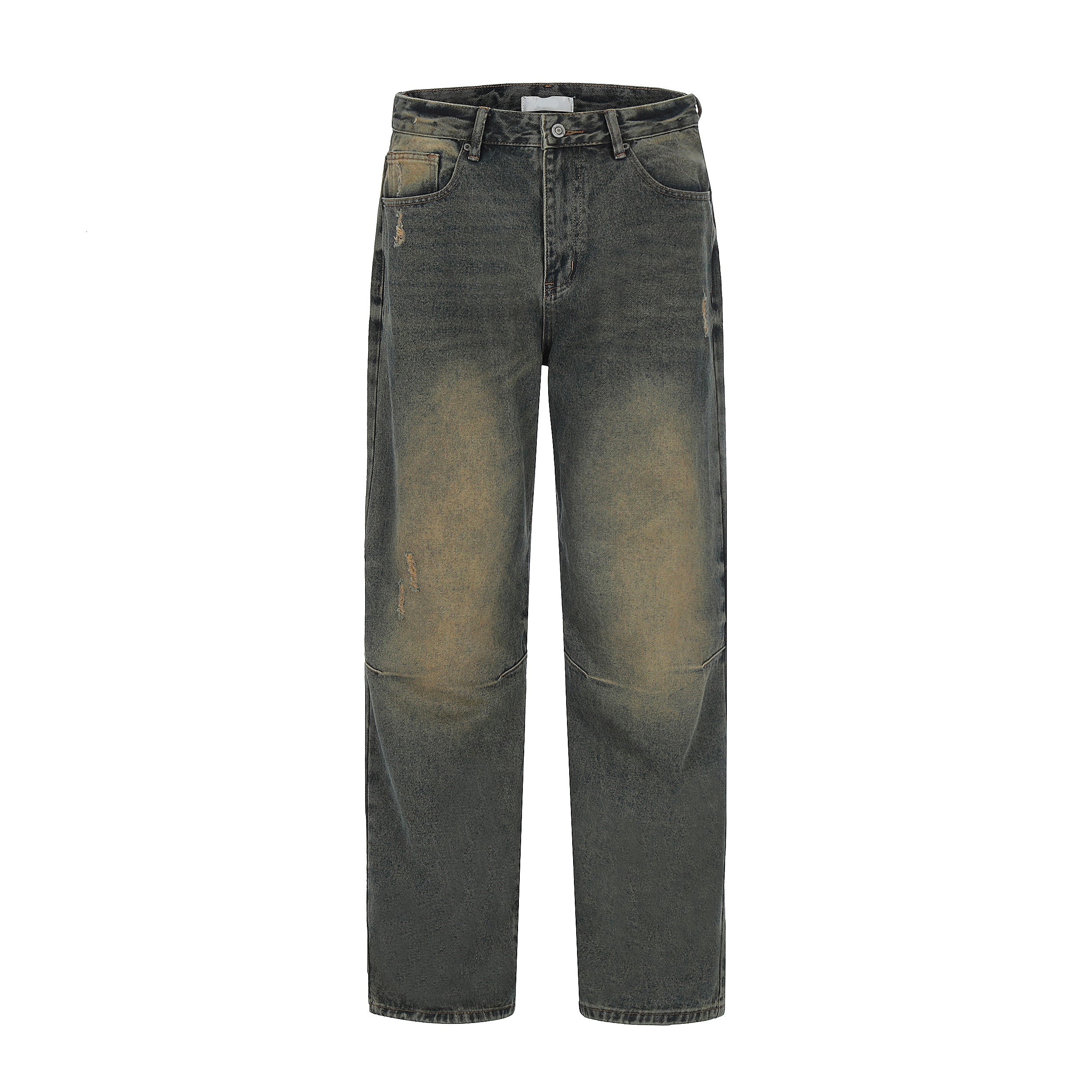 Faire Echo Retro washed yellow jeans
