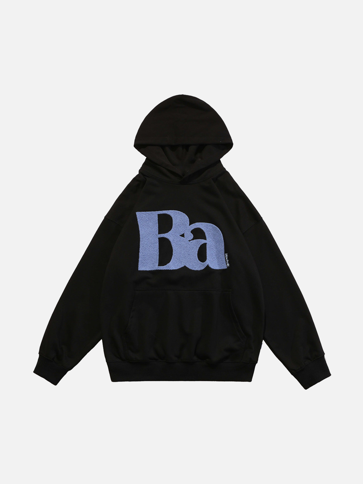 Faire Echo "BA" Letter Embroidery Hoodie