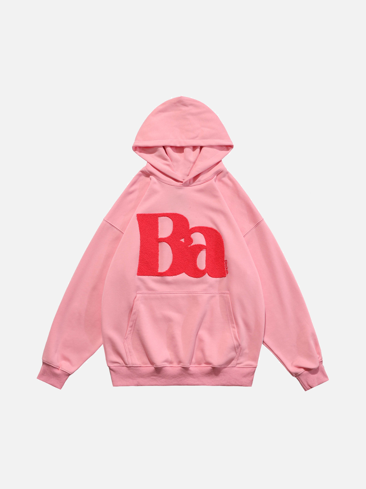 Faire Echo "BA" Letter Embroidery Hoodie