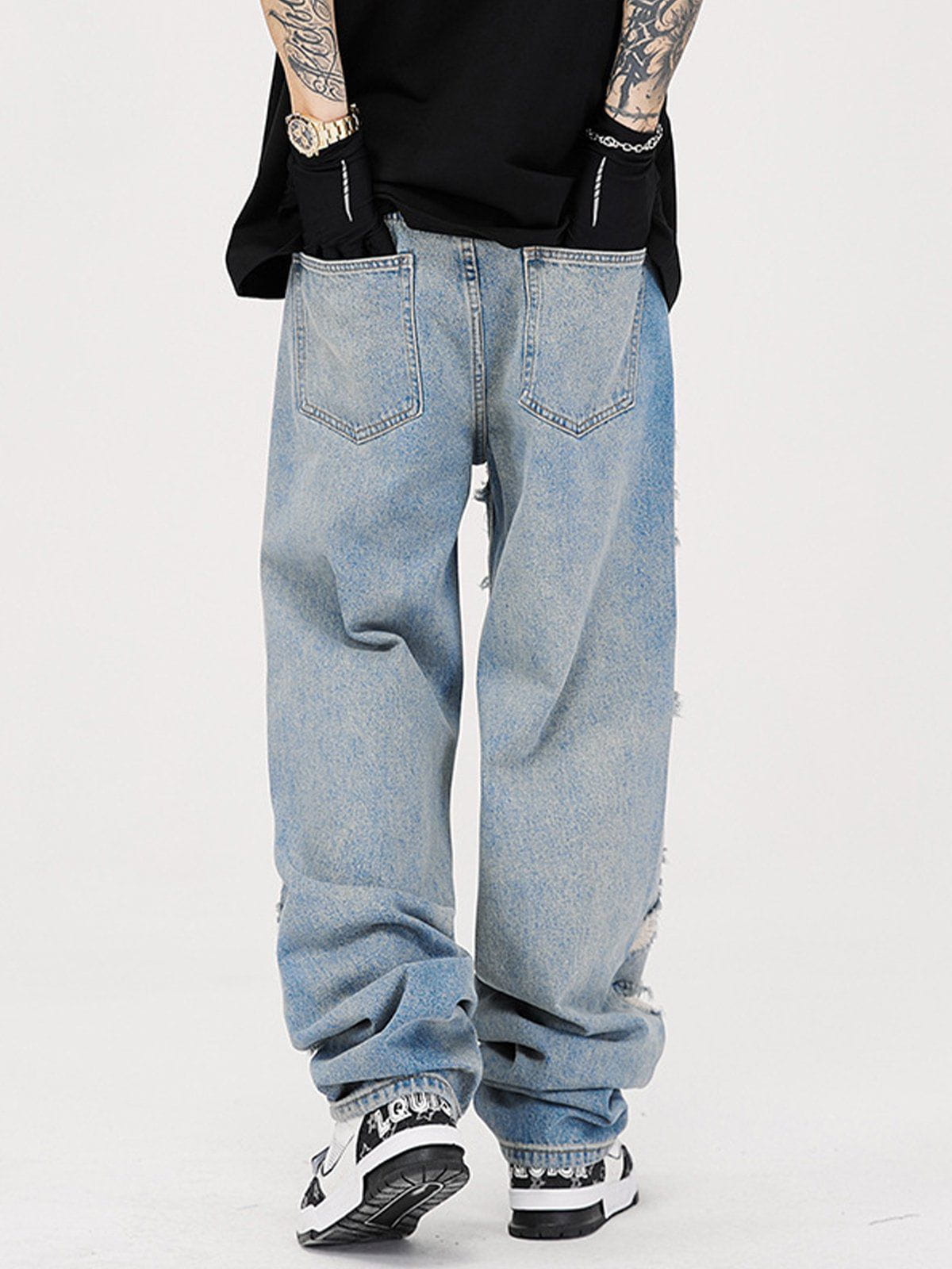 Faire Echo Ripped Washed Jeans Faire Echo