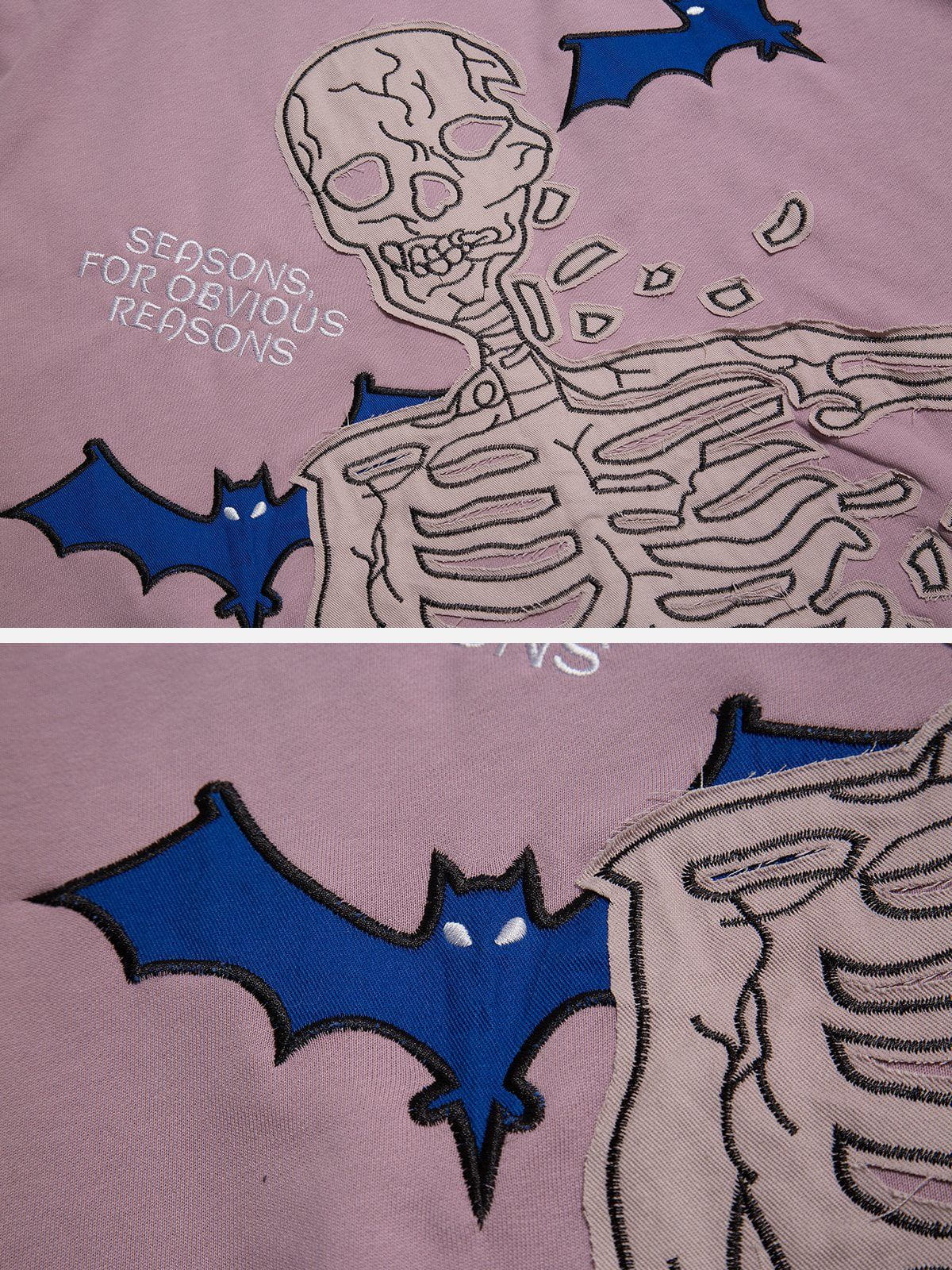 Faire Echo Skeleton Bat Hoodie Faire Echo