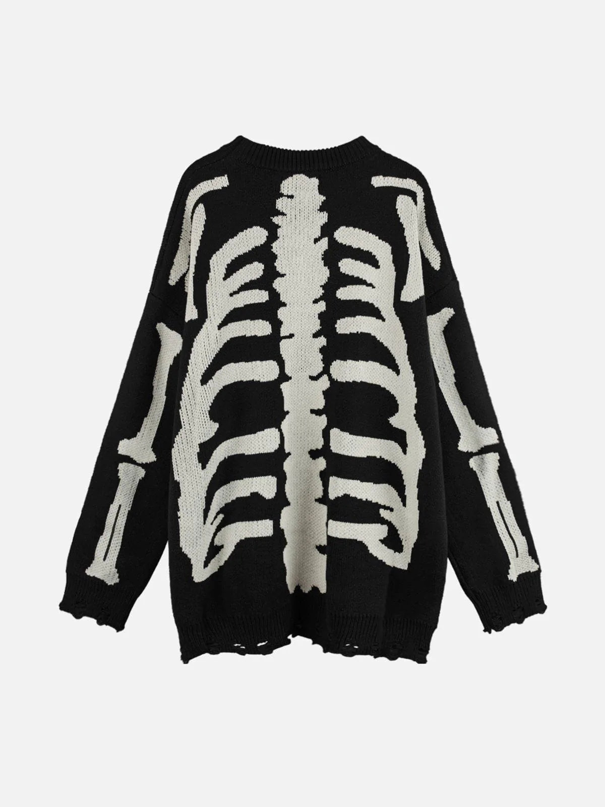 Faire Echo Skeleton Jacquard Sweater Faire Echo