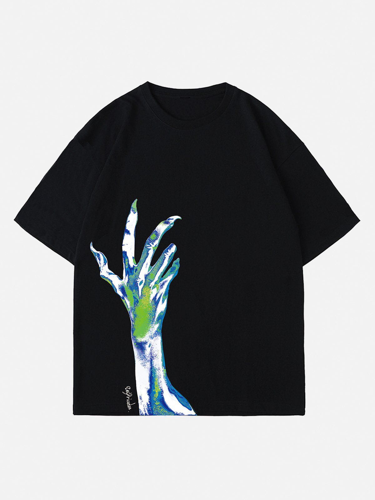 Faire Echo Thermal Imaging Palm Print Tee Faire Echo