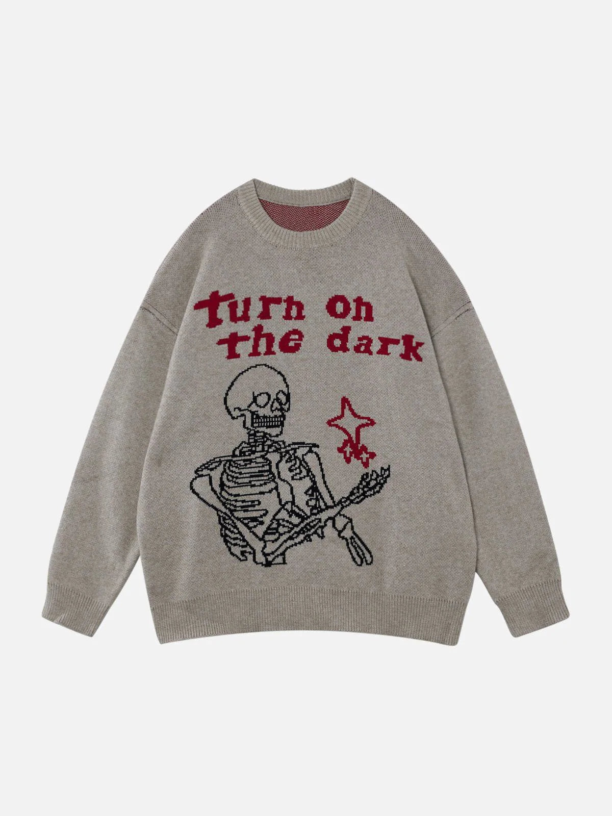Faire Echo "Turn on the dark Skull Print" Sweater
